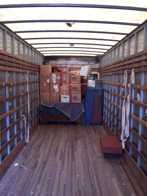 Inside Moving Truck